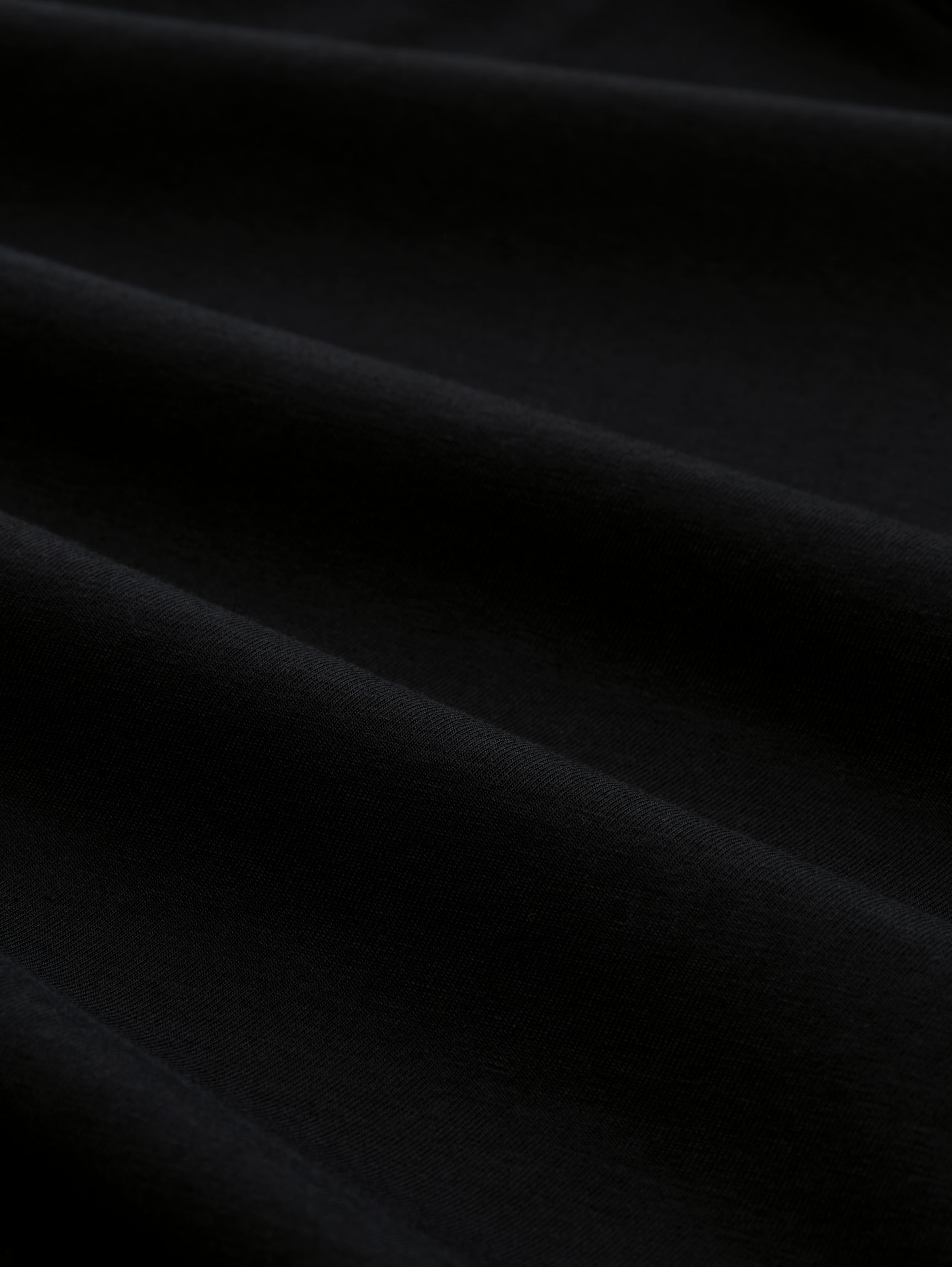 Slim Fit Trägertop - deep black - Material-Ansicht