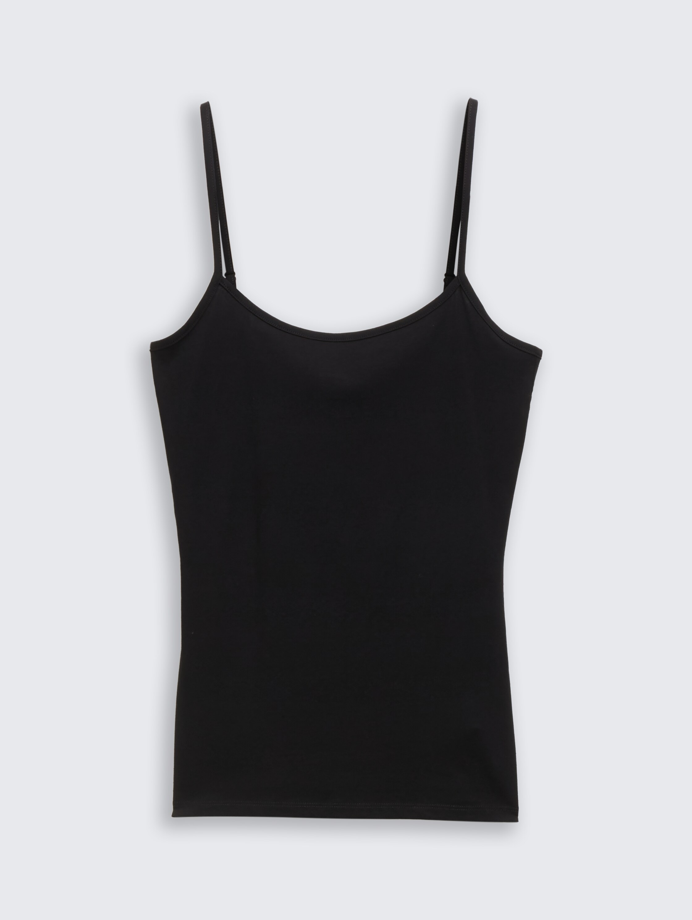 Slim Fit Trägertop - deep_black_1 - 