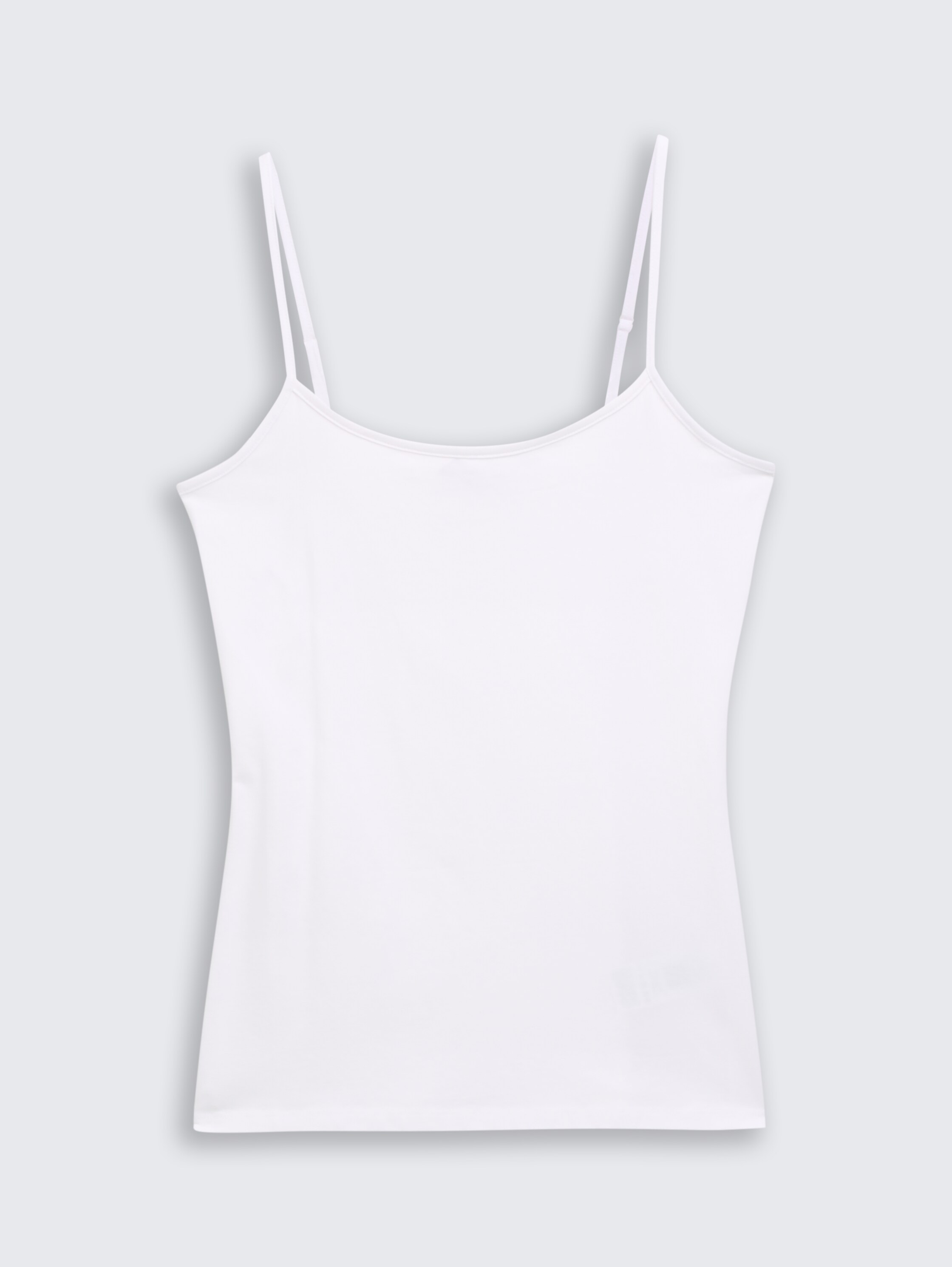 Slim Fit Trägertop - white - 