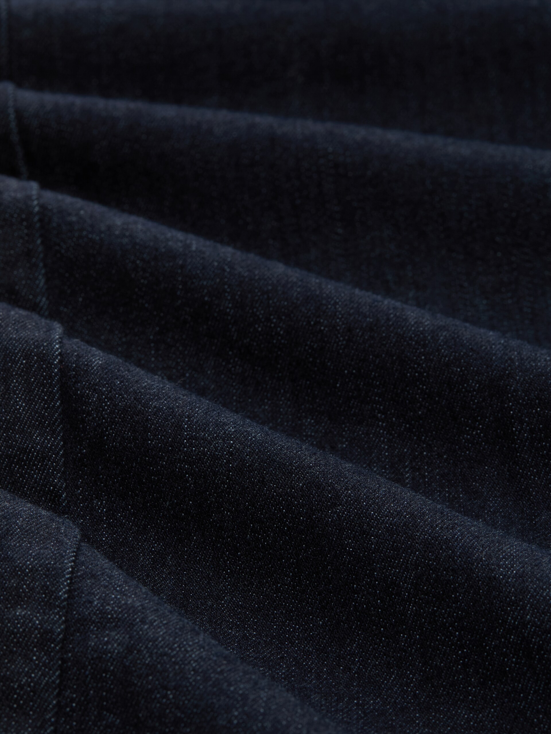 TTMADINA WIDE Jeans - Clean Rinsed Blue Denim - Material-Ansicht