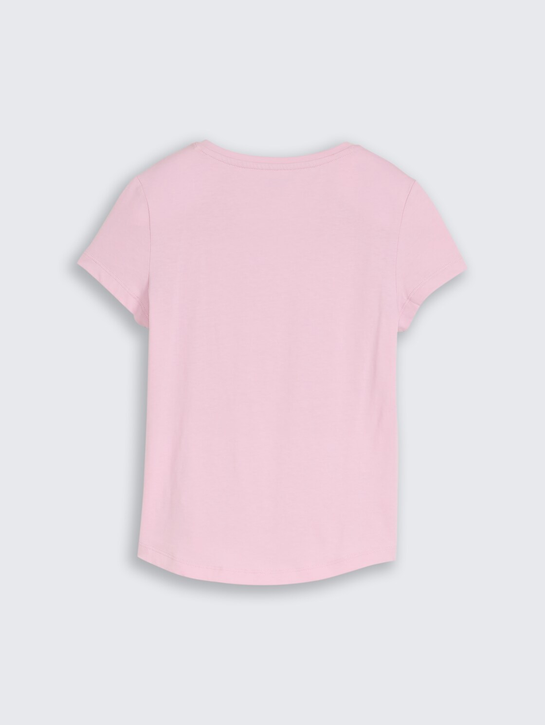T-Shirt mit V-Ausschnitt - cold pink