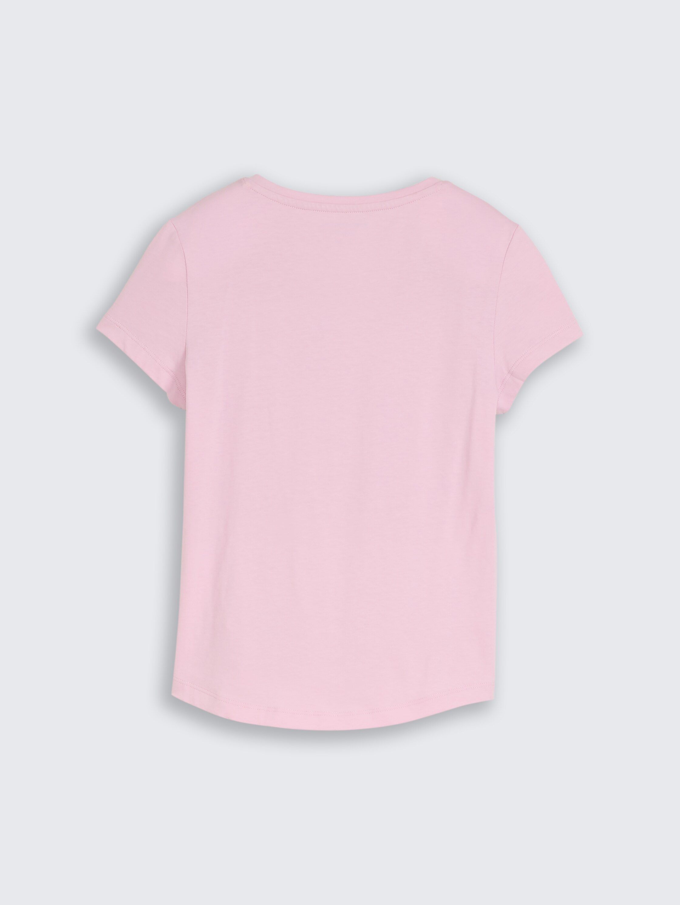 T-shirt with V-neck - cold_pink - 