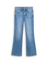 Geselecteerd, Flared jeans met stretch door Tom Tailor, blauw