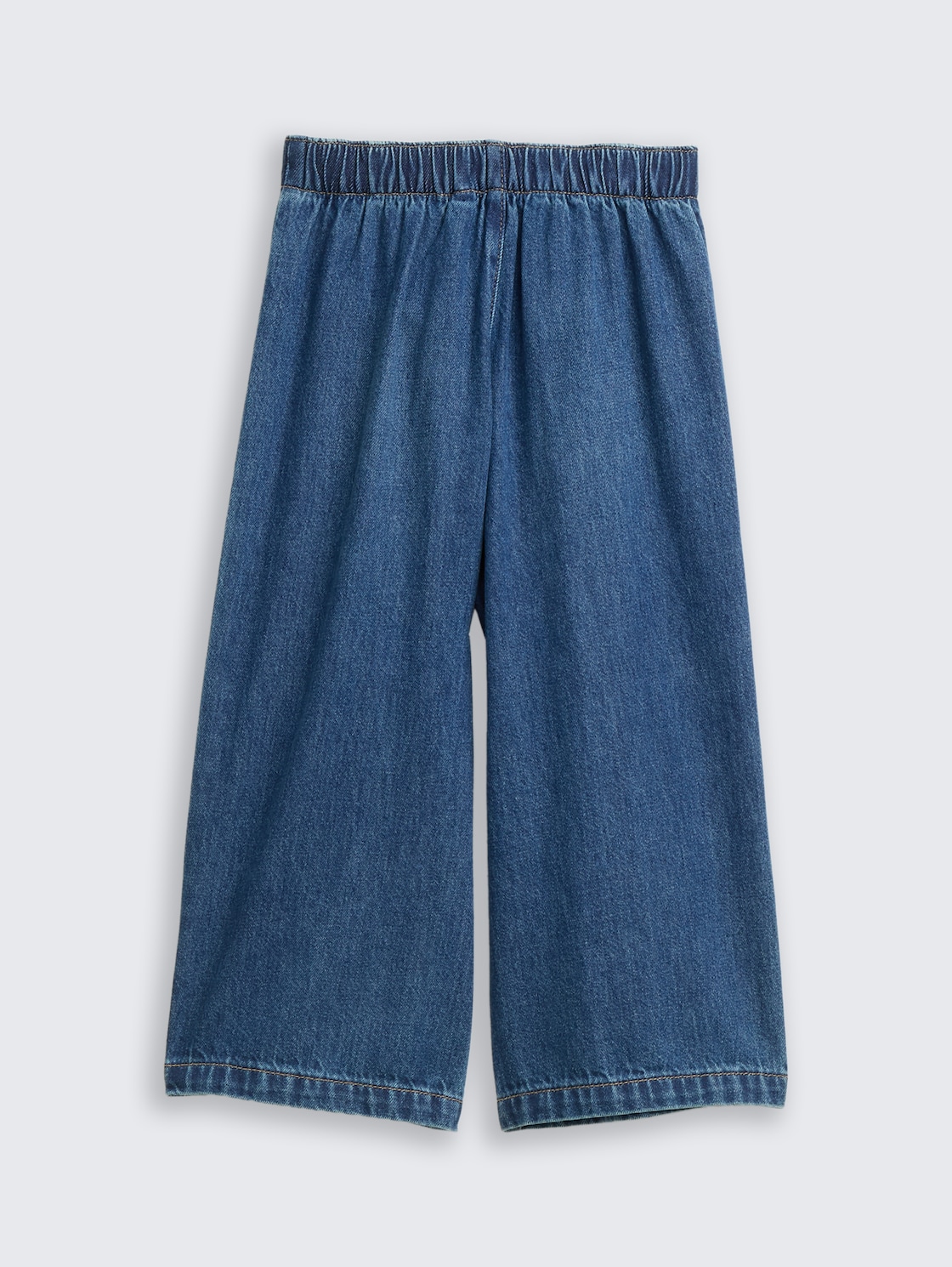 Wide Leg Jeans - Used Mid Stone Blue Denim