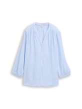Nicht ausgewählt, Bluse mit Streifenmuster von , blau