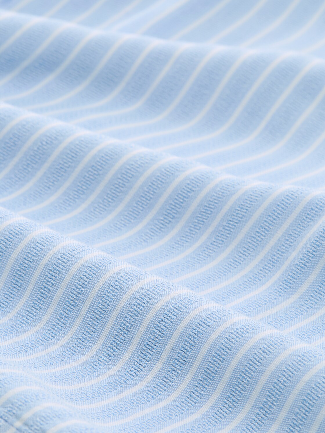 Bluse mit Streifenmuster - blue white stripe - Material-Ansicht