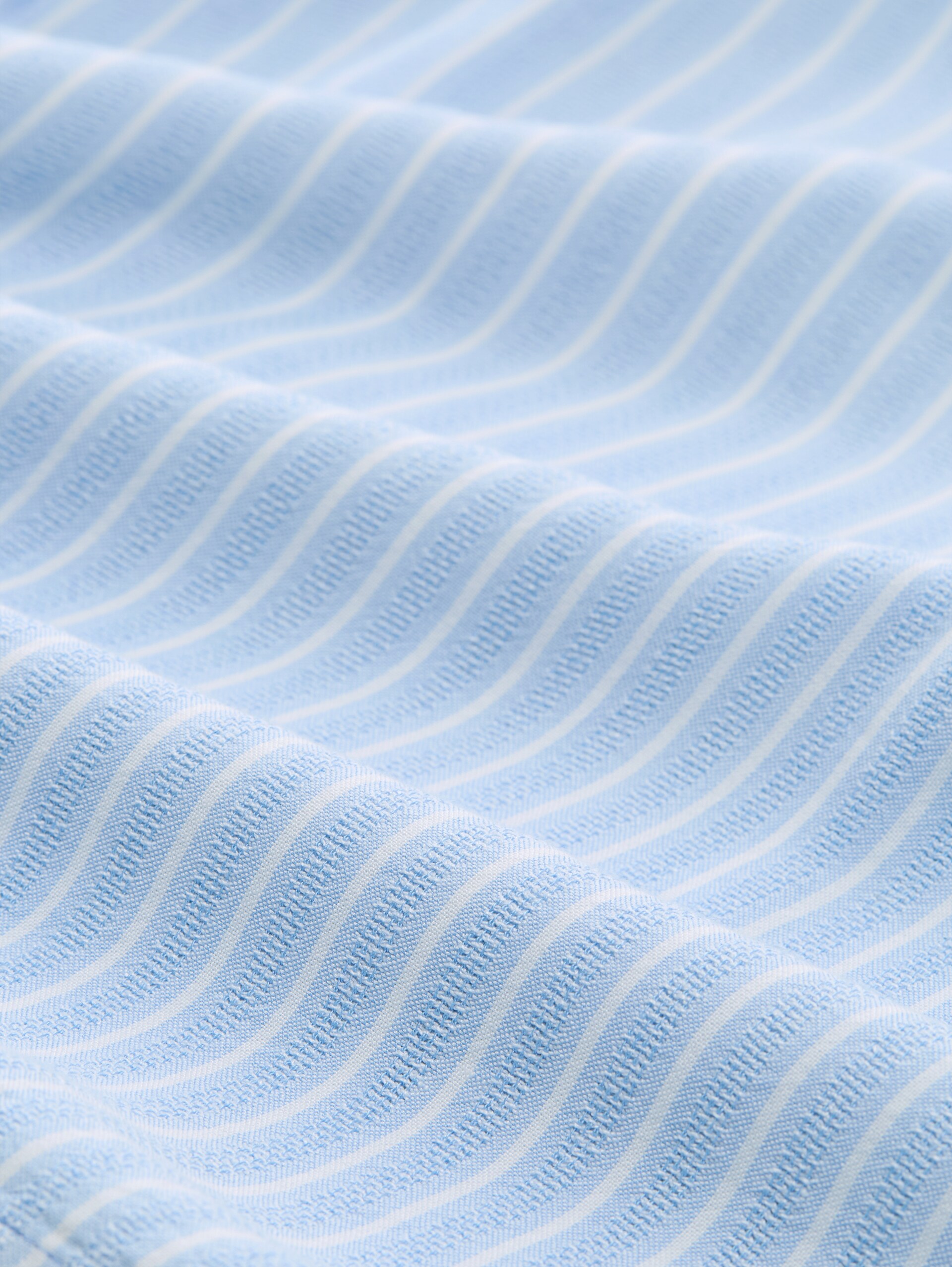 Striped blouse - blue white stripe - Material view