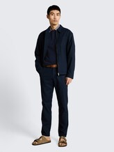 Piqué poloshirt met logo-print - sky captain blue