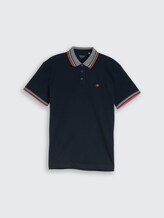 Piqué poloshirt met logo-print - sky captain blue