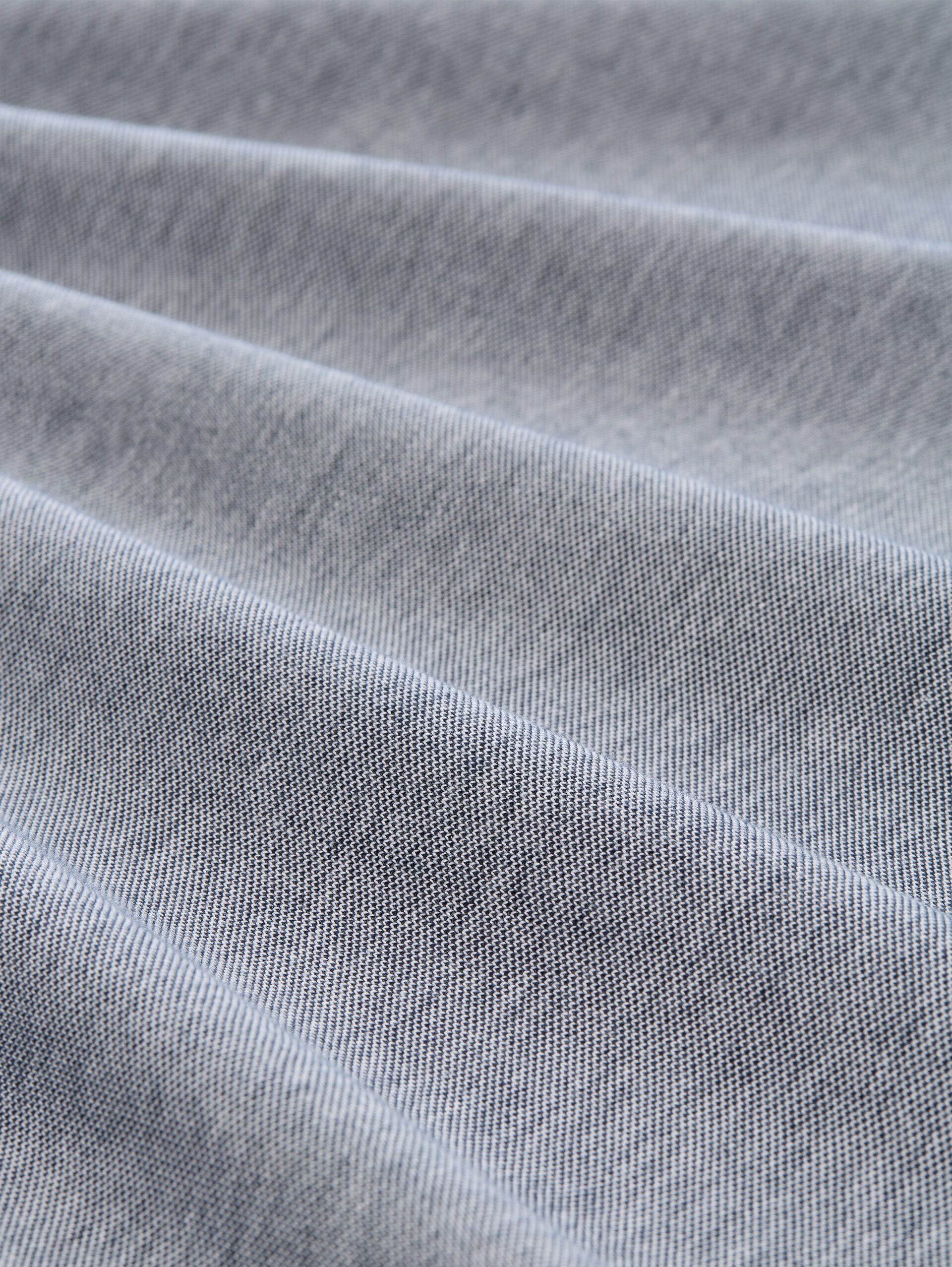 Piqué Poloshirt mit Logo-Print - navy white two tone pique