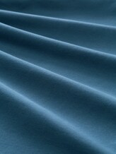 Piqué Poloshirt mit Logo-Print - real teal blue
