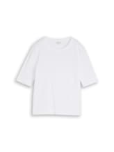 Nicht ausgewählt, Strickpullover aus Baumwolle von Tom Tailor, weiß