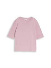 Ausgewählt, Strickpullover aus Baumwolle von Tom Tailor, rosa