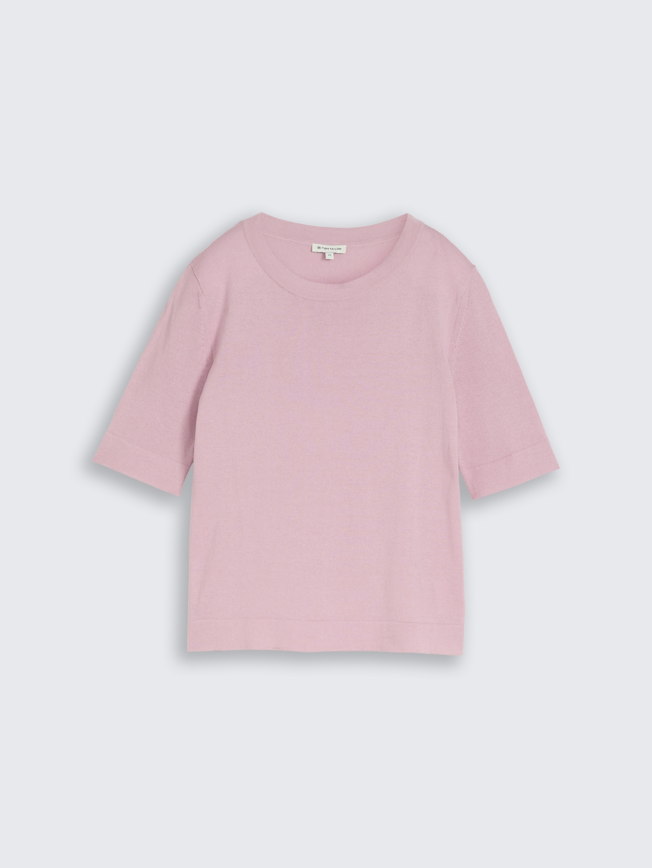 Gebreide trui van katoen - light_elderberry - 