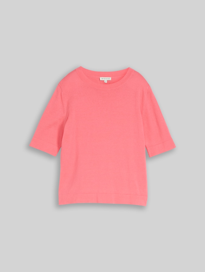 Strickpullover aus Baumwolle von Women, soft coral pink