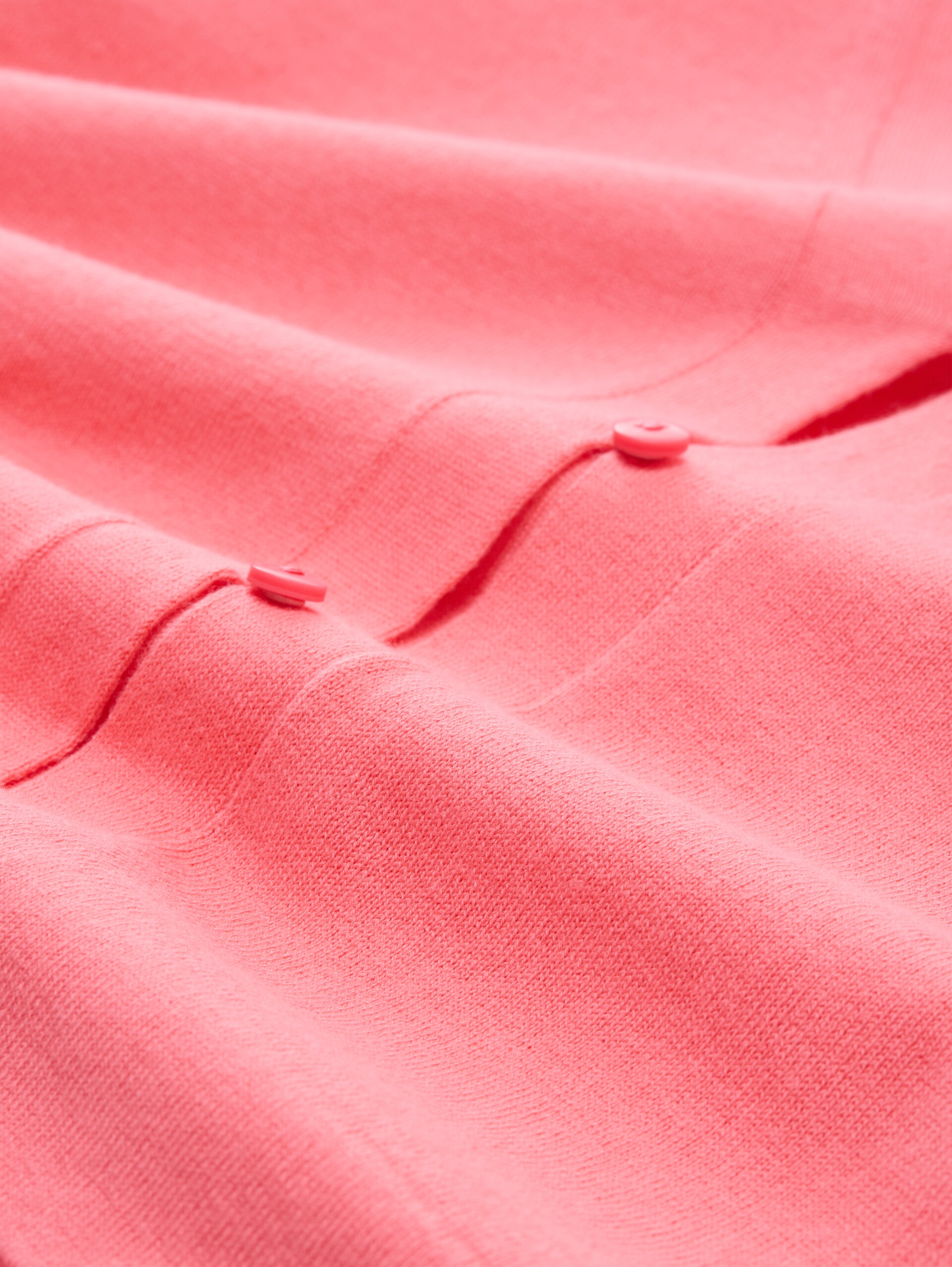 Cardigan en coton - soft coral pink - Vue de la matière