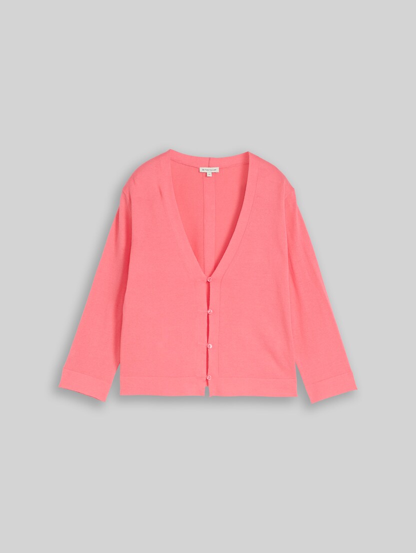 Cardigan en coton par Women, soft coral pink