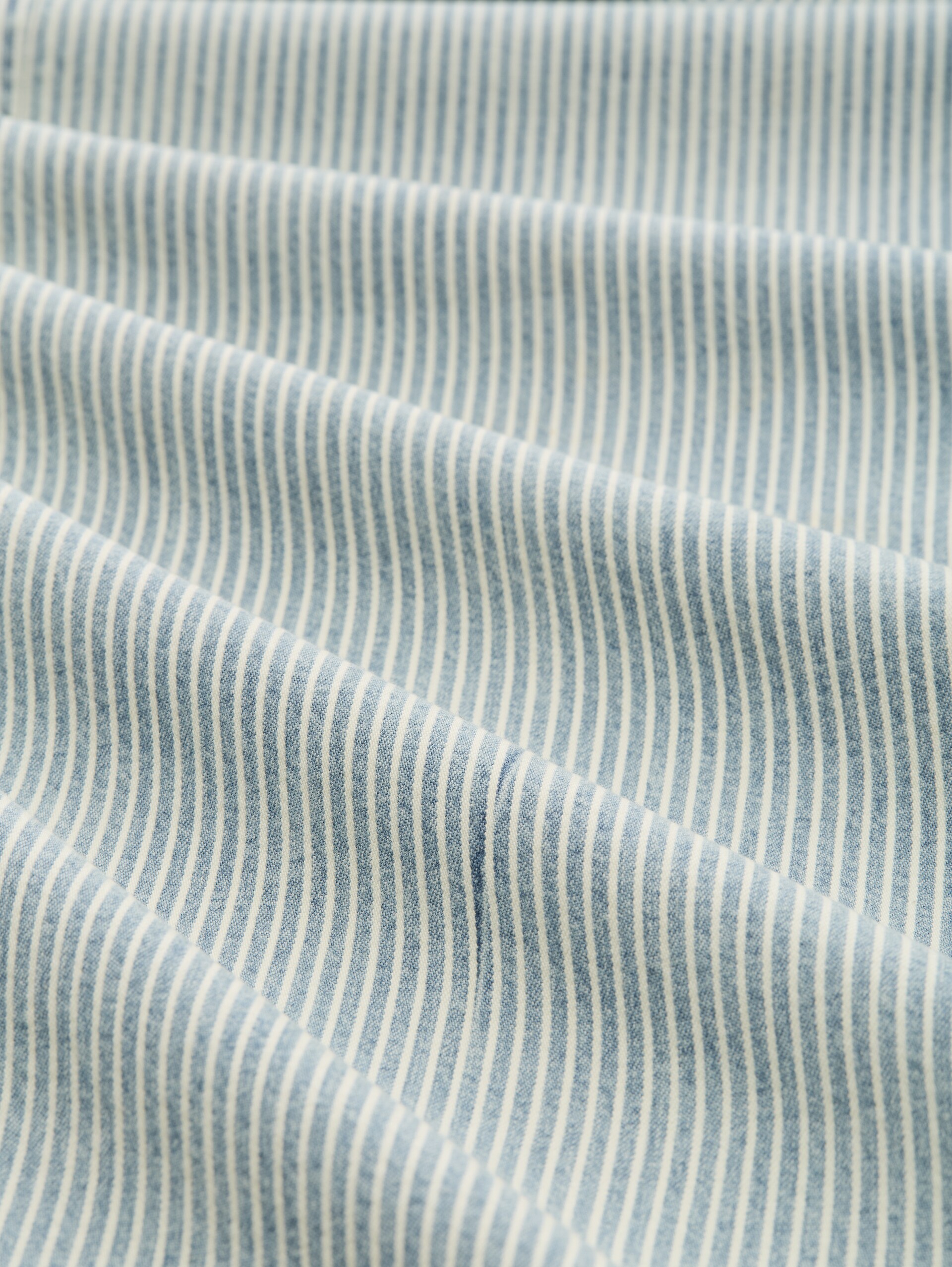 TTNELMA CULOTTE jeans with striped pattern - denim offwhite stripe - Material view