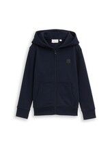 Ausgewählt, Hoodie Sweatjacke von Tom Tailor, blau