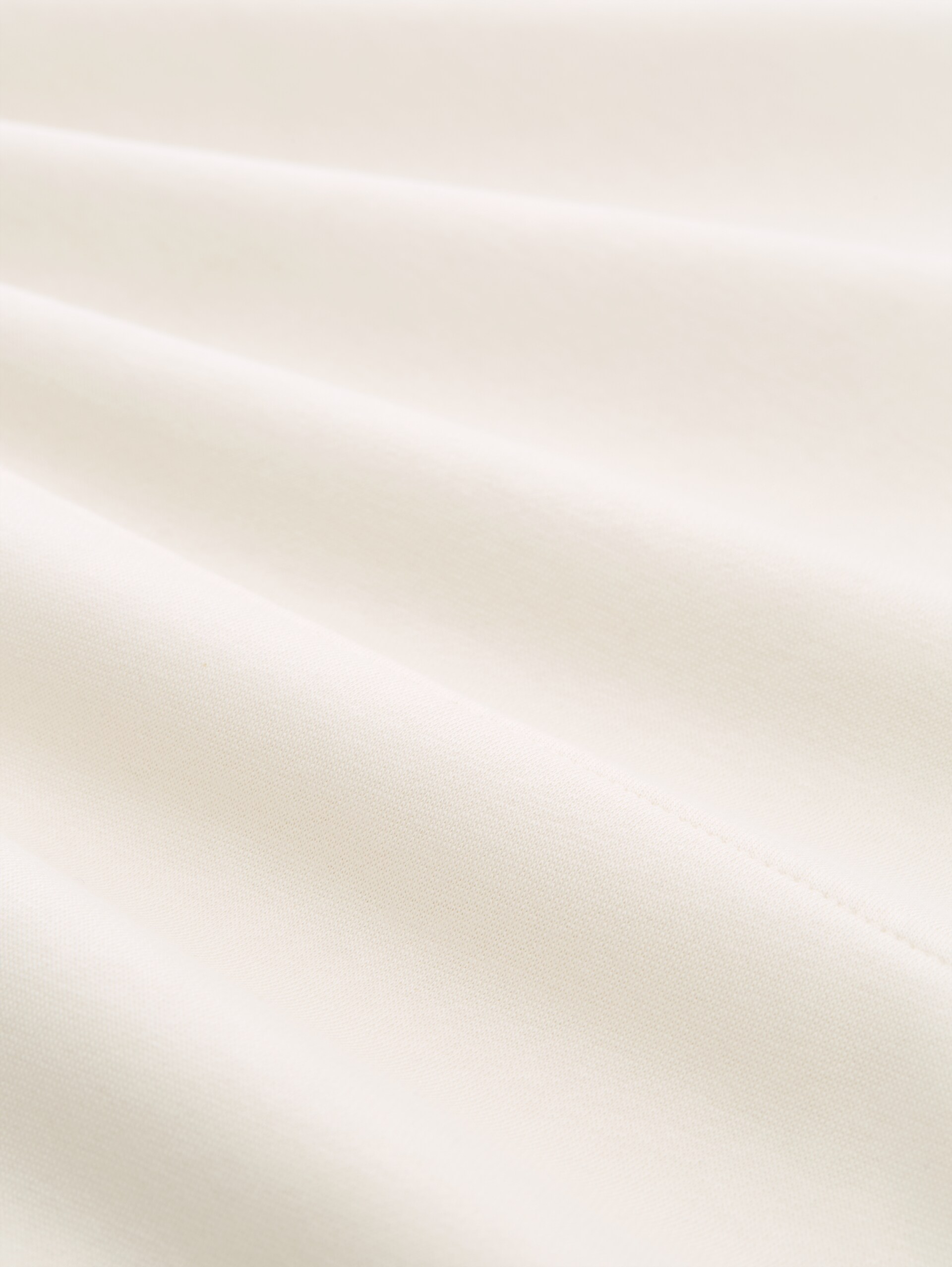 Basic Hoodie Sweatshirt - Gardenia White - Material-Ansicht