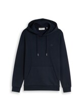Nicht ausgewählt, Basic Hoodie Sweatshirt von Tom Tailor, blau