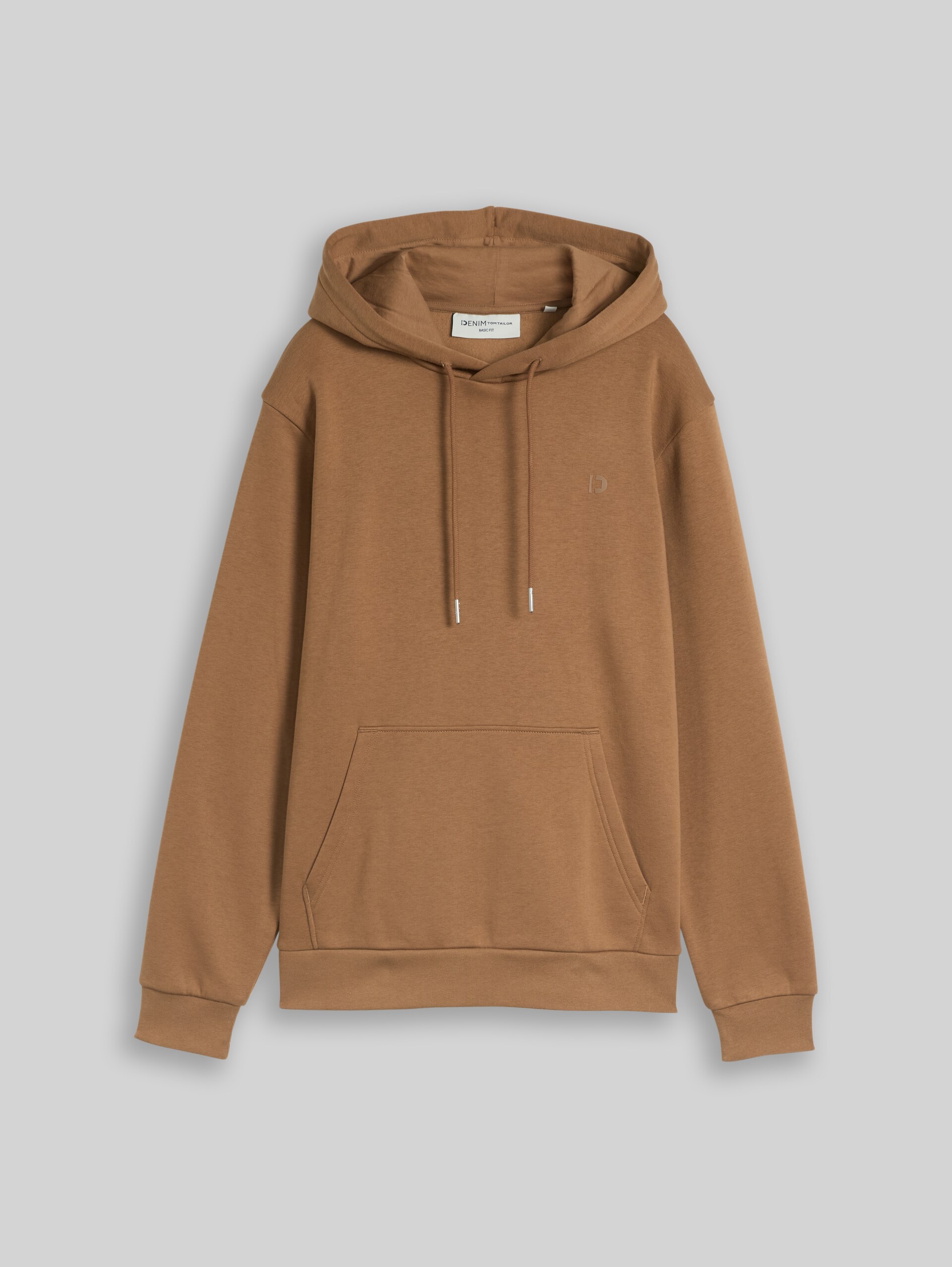 Basic Hoodie Sweatshirt - malt brown - Vorder-Produkt-Ansicht