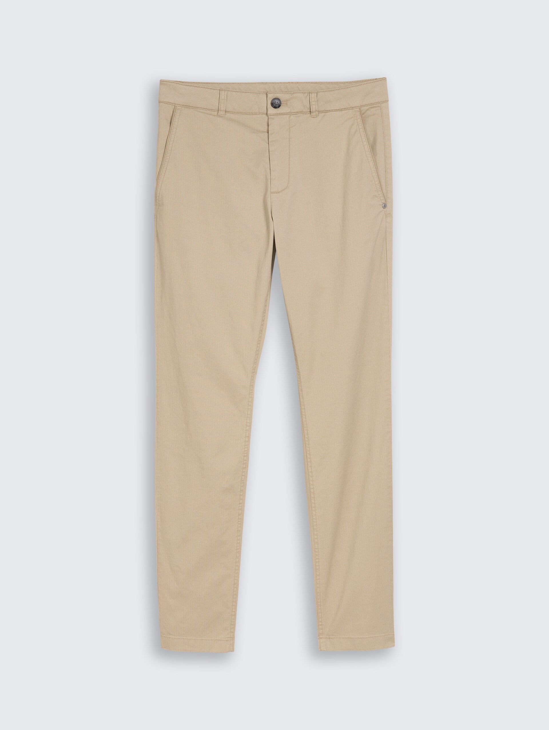 TTTRAVIS SLIM Chino Hose - beige mini geometric print - Vorder-Produkt-Ansicht