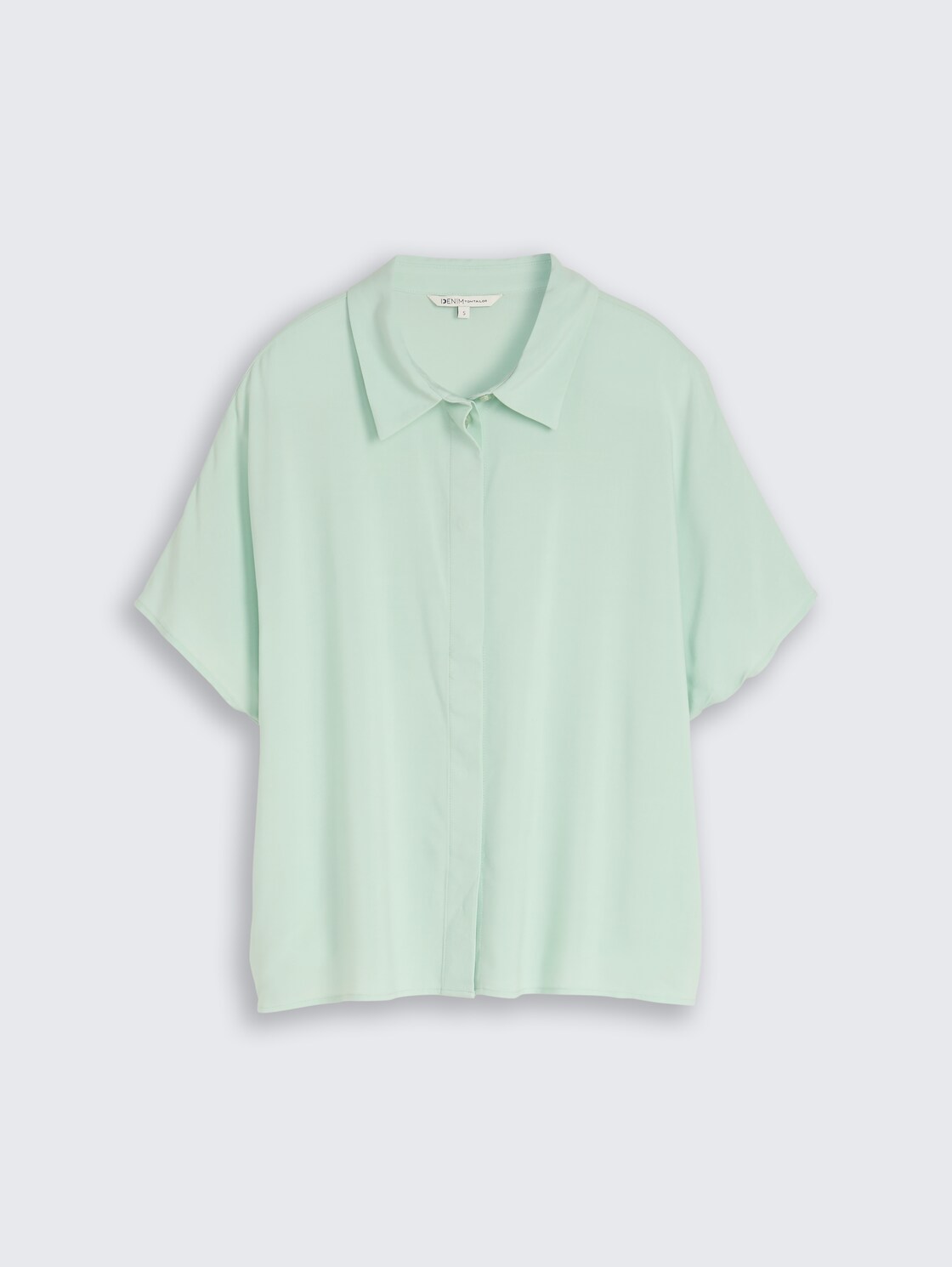 Bluse aus Viskose - light matcha green - Vorder-Produkt-Ansicht