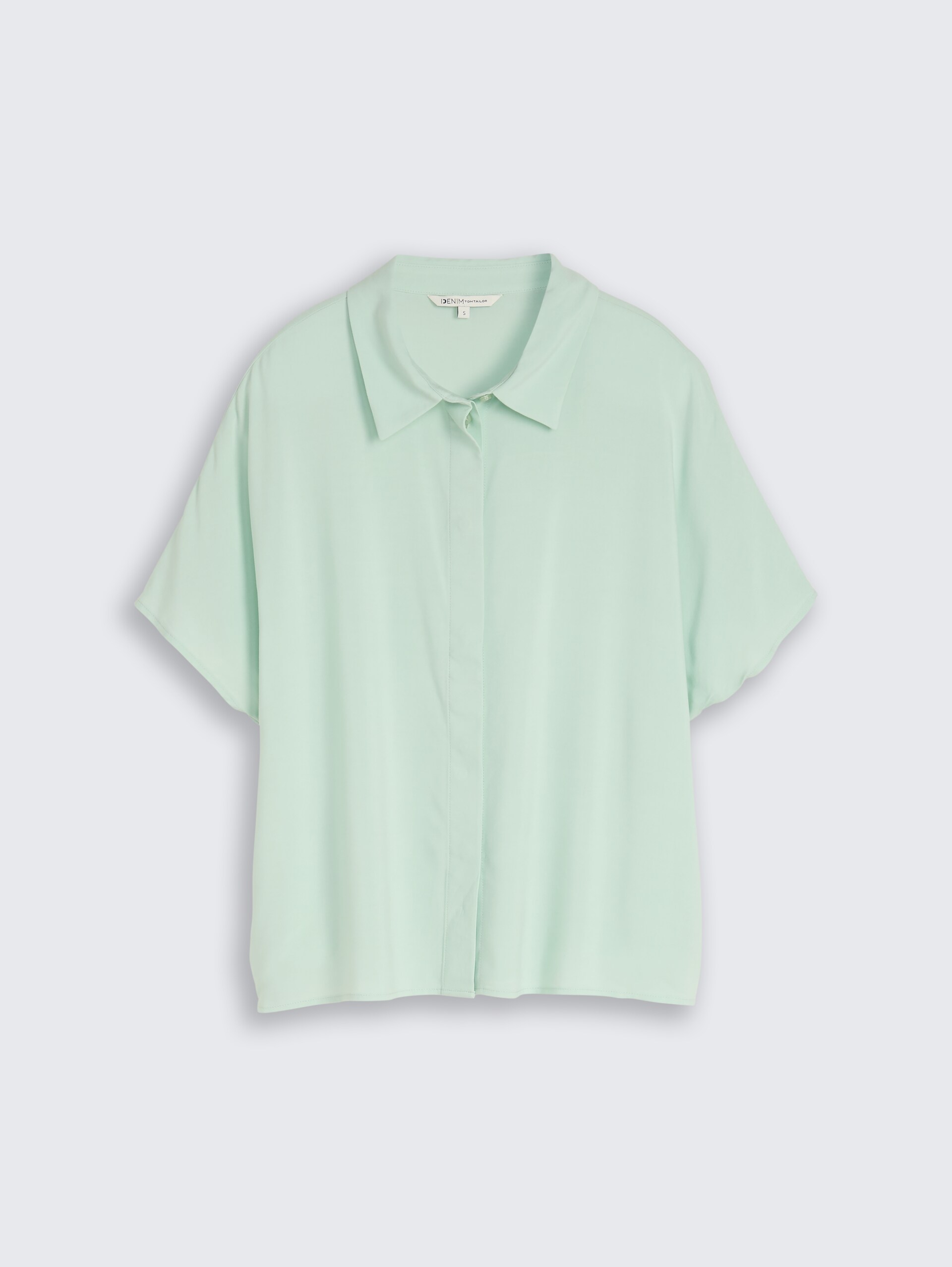 Bluse aus Viskose - light matcha green - Vorder-Produkt-Ansicht