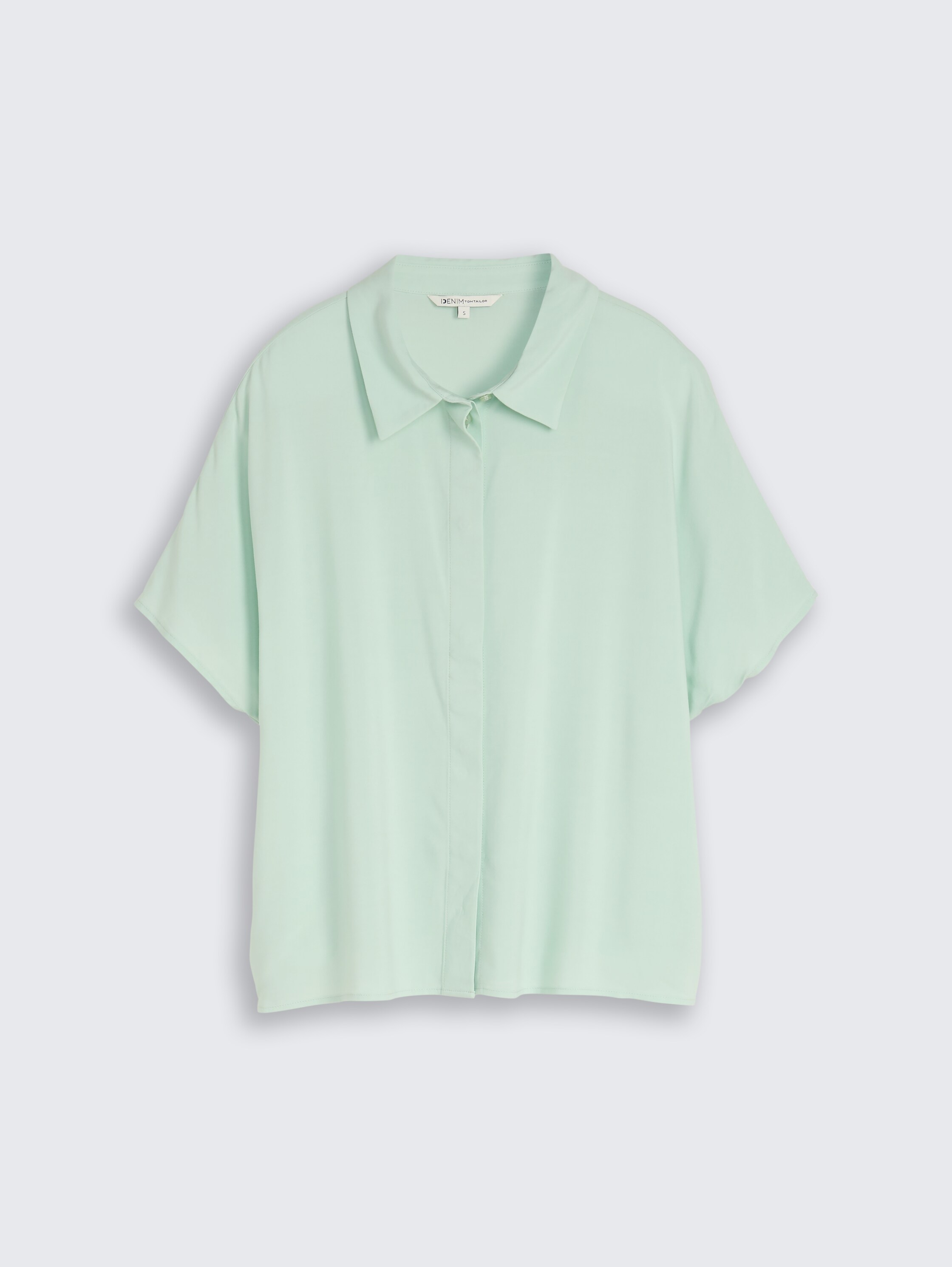 Blouse van viscose - light matcha green - Product vooraanzicht