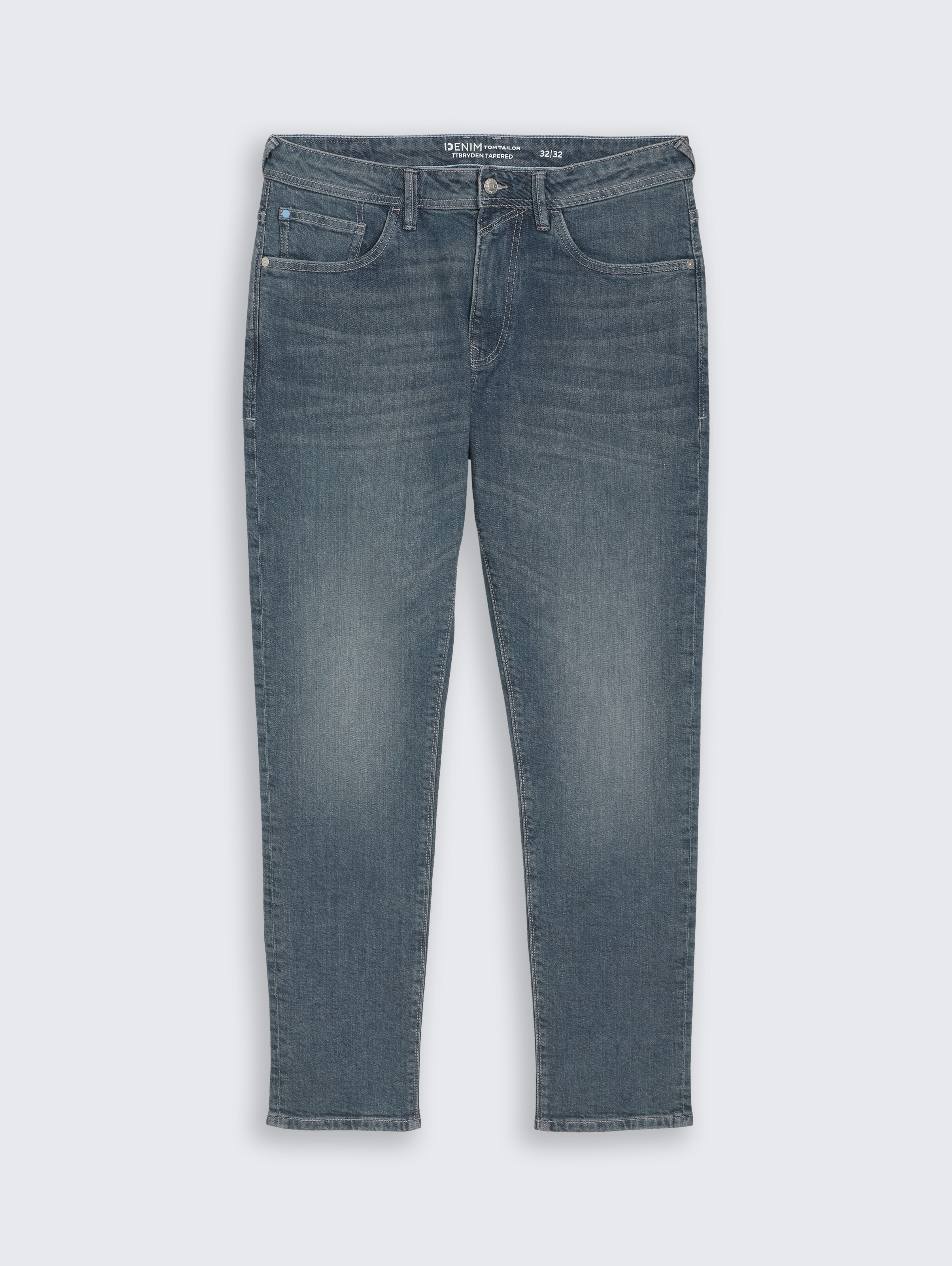 TTBRYDEN TAPERED Jeans von Denim Male, mid stone blue grey denim