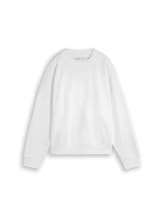 Ausgewählt, Loose Fit Sweatshirt mit Stickerei von Tom Tailor, weiß