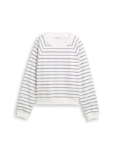 Nicht ausgewählt, Sweatshirt mit Streifenmuster von , weiß