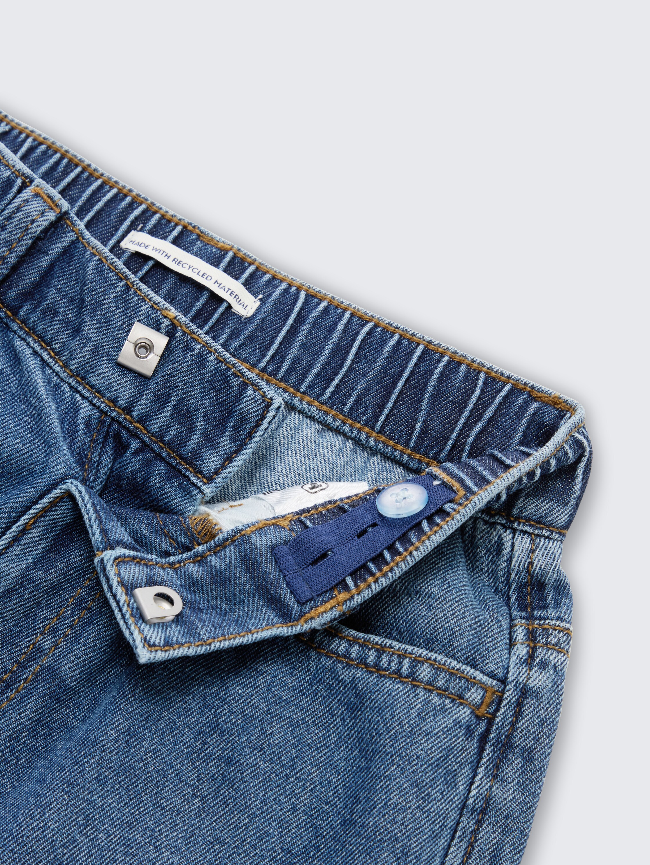 Baggy jeans - Blue Denim - Detailaanzicht model
