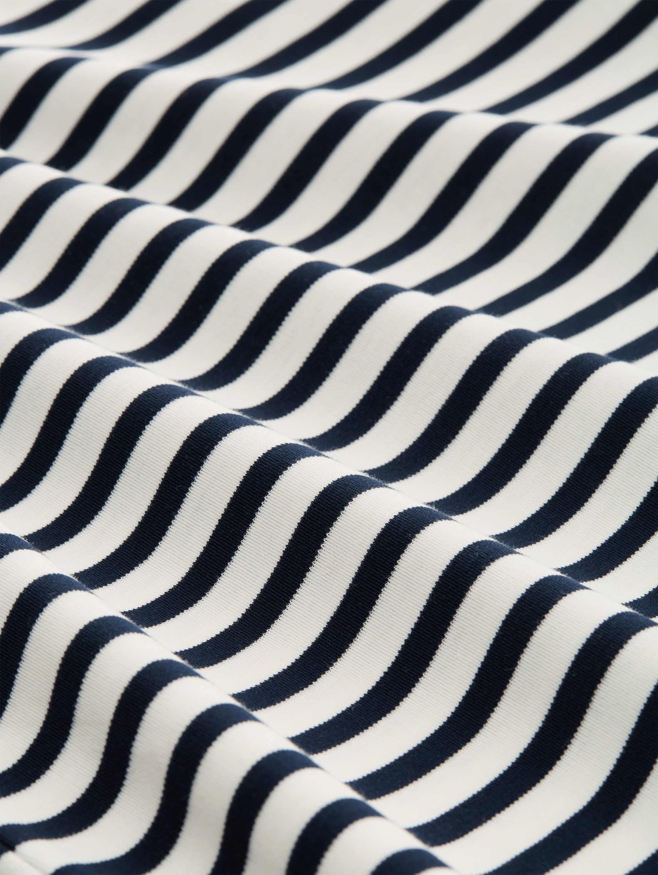 T-Shirt mit Streifenmuster - navy_white_stripe - 