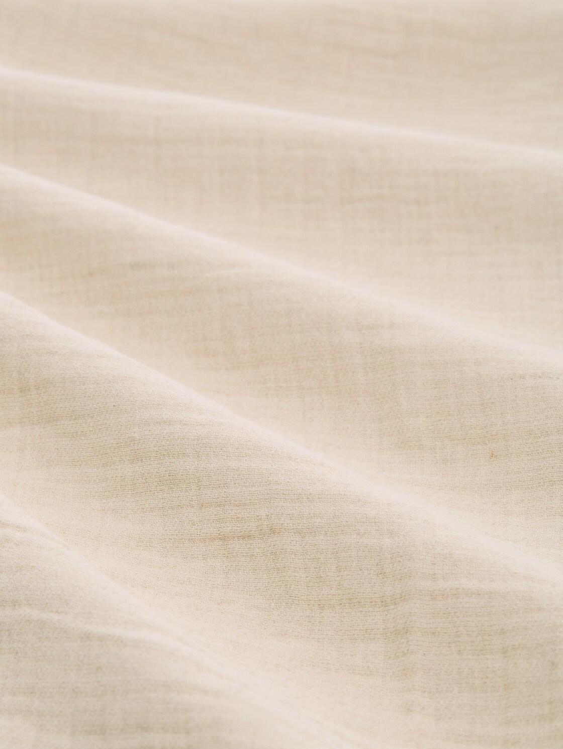 Culotte Hose mit Leinenanteil - sand stone beige melange - Material-Ansicht