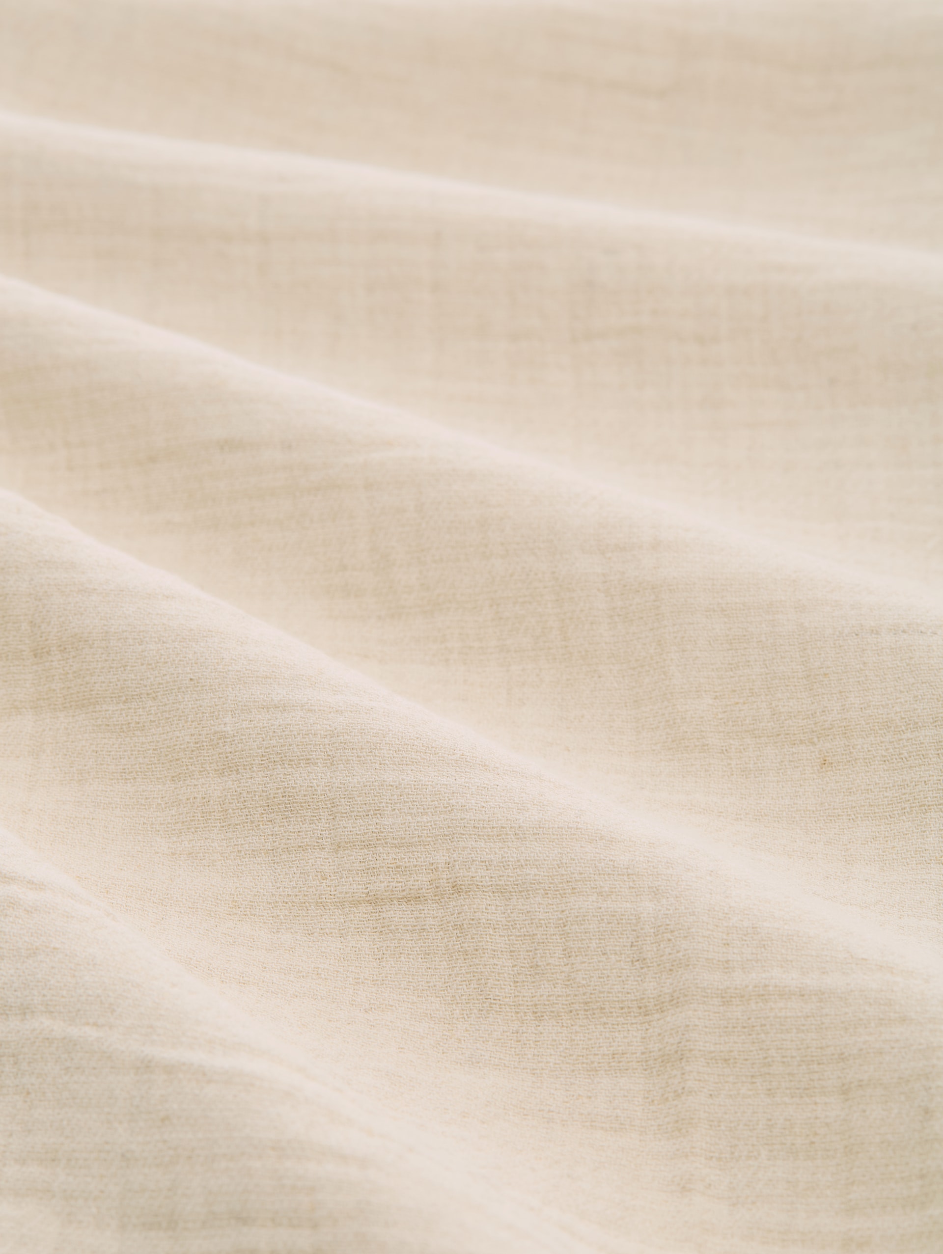 Culotte Hose mit Leinenanteil - sand stone beige melange - Material-Ansicht