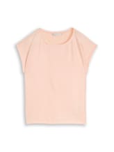 Selected, Loose-fit T-shirt with a striped pattern by Tom Tailor, orange