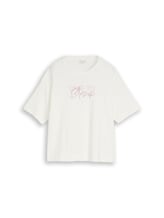 Nicht ausgewählt, T-Shirt mit Schriftzug von Tom Tailor, weiß