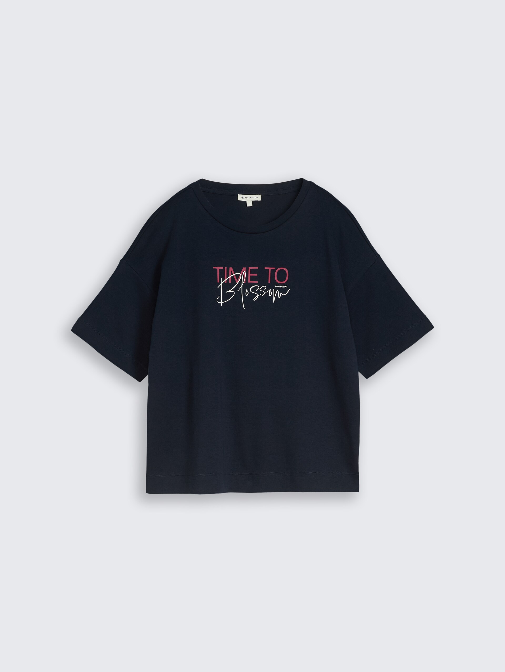 T-shirt met opschrift - sky captain blue - Product vooraanzicht