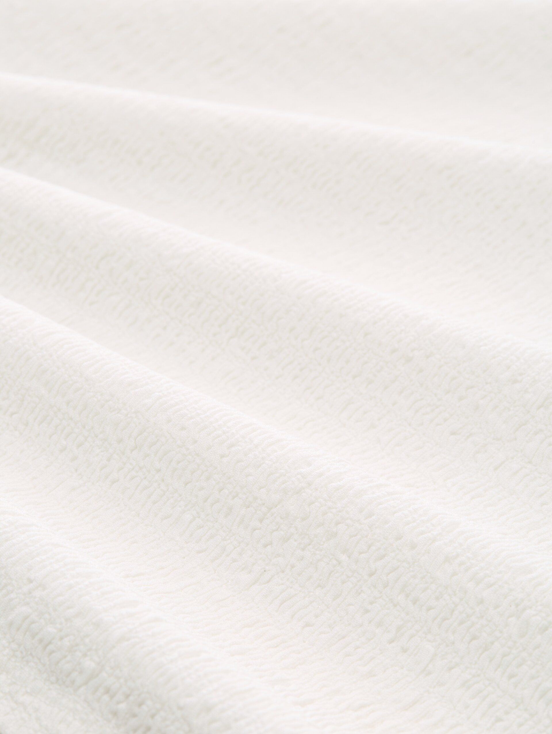 Crinkle T-shirt - Whisper White - Materiaalweergave