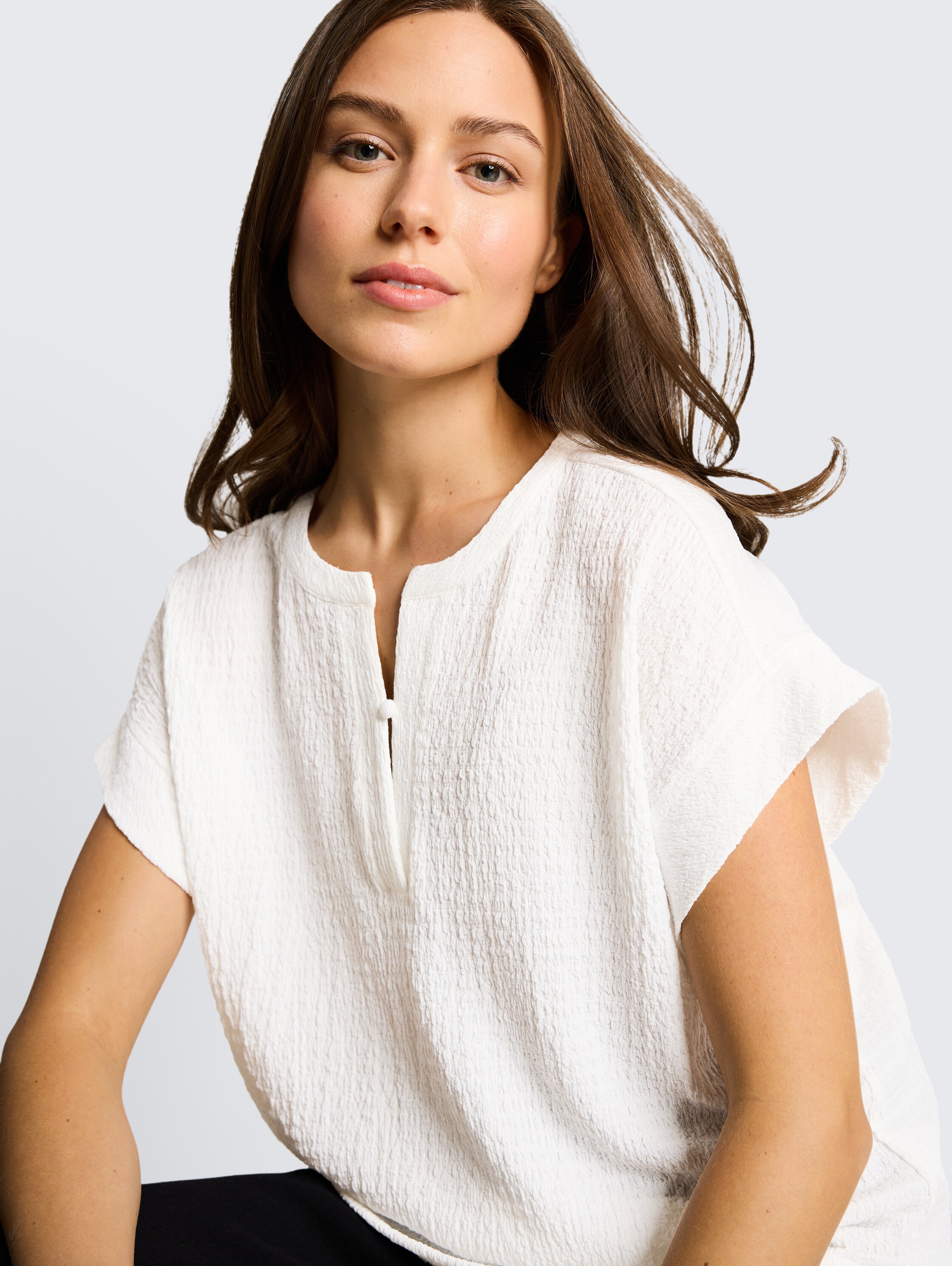 Crinkle T-Shirt - whisper_white - 