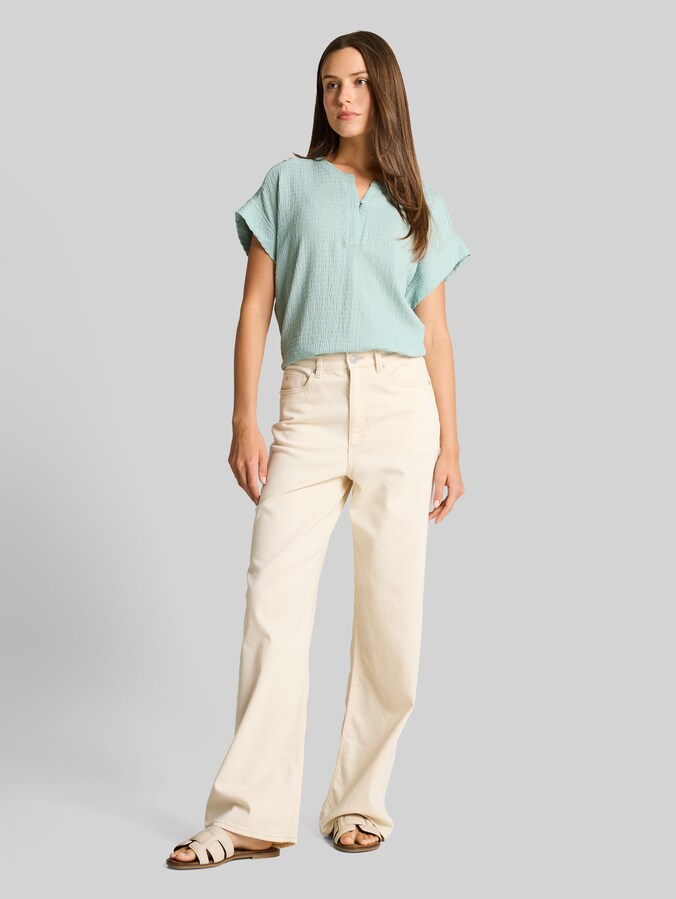 Crinkle T-Shirt von Women, blue haze