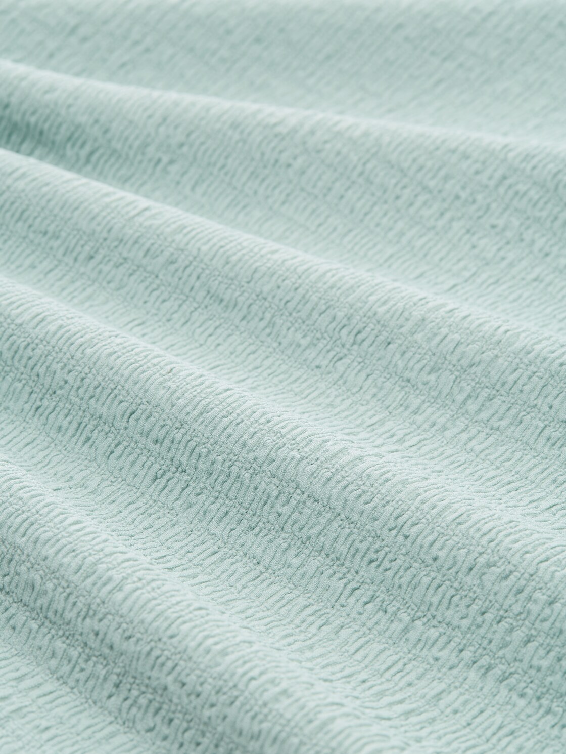 Crinkle T-Shirt - blue haze - Material-Ansicht