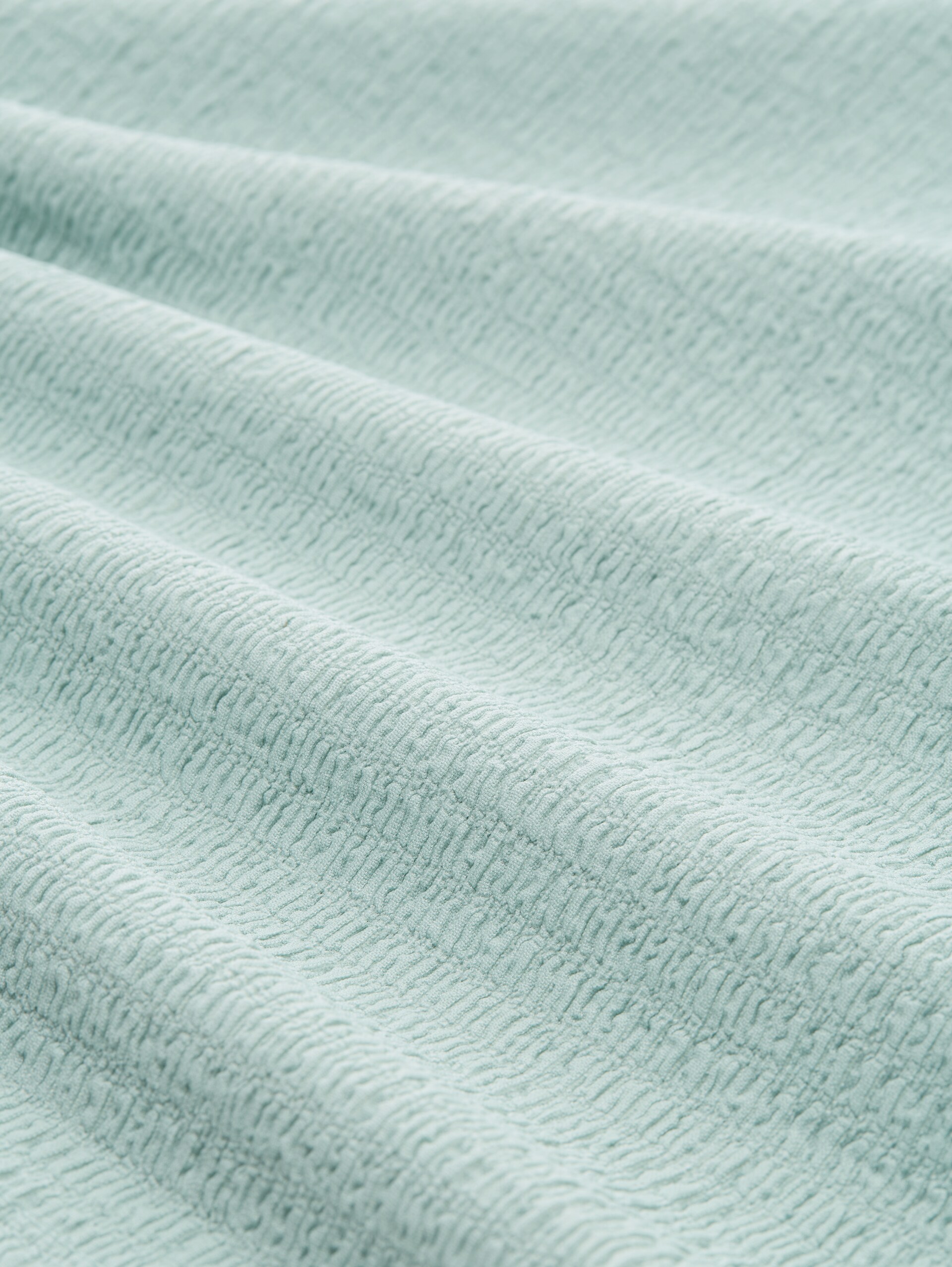 Crinkle T-Shirt - blue haze - Material-Ansicht