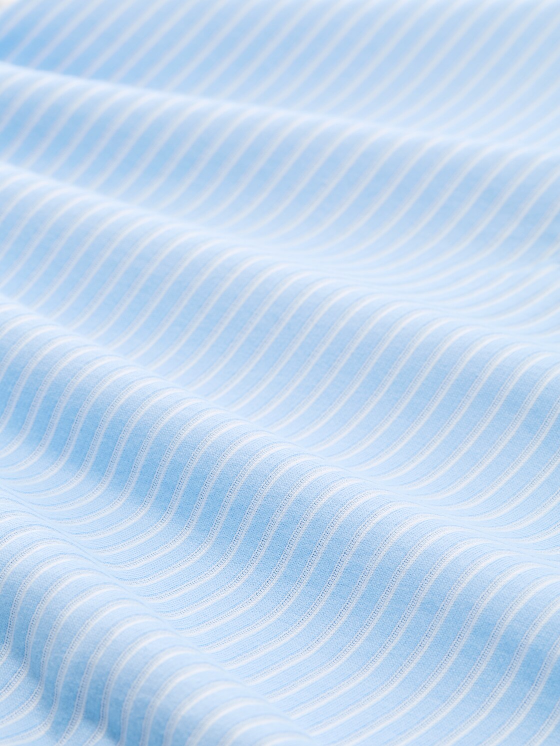 Blusenshirt mit Streifenmuster - blue white thin stripe - Material-Ansicht