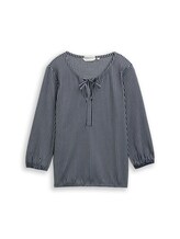Nicht ausgewählt, Blusenshirt mit Streifenmuster von , blau