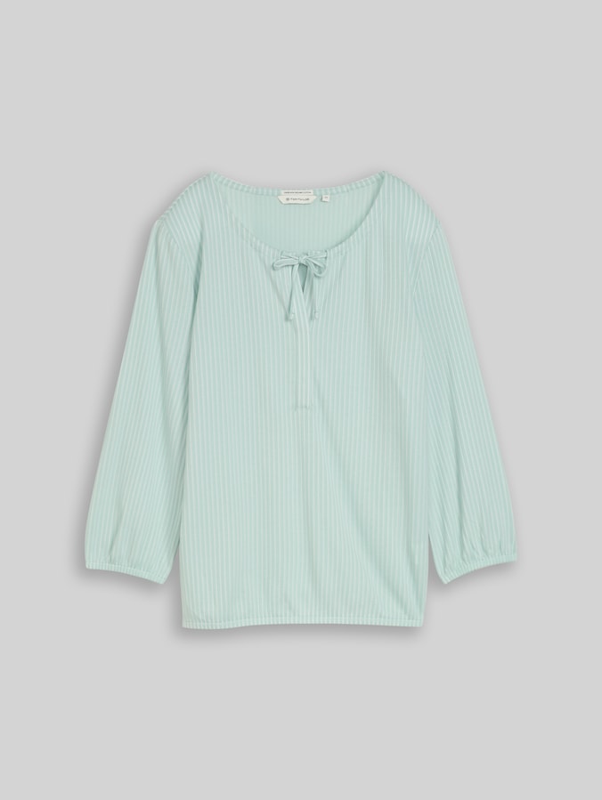 Blouse shirt with striped pattern by Women, blue haze stripe