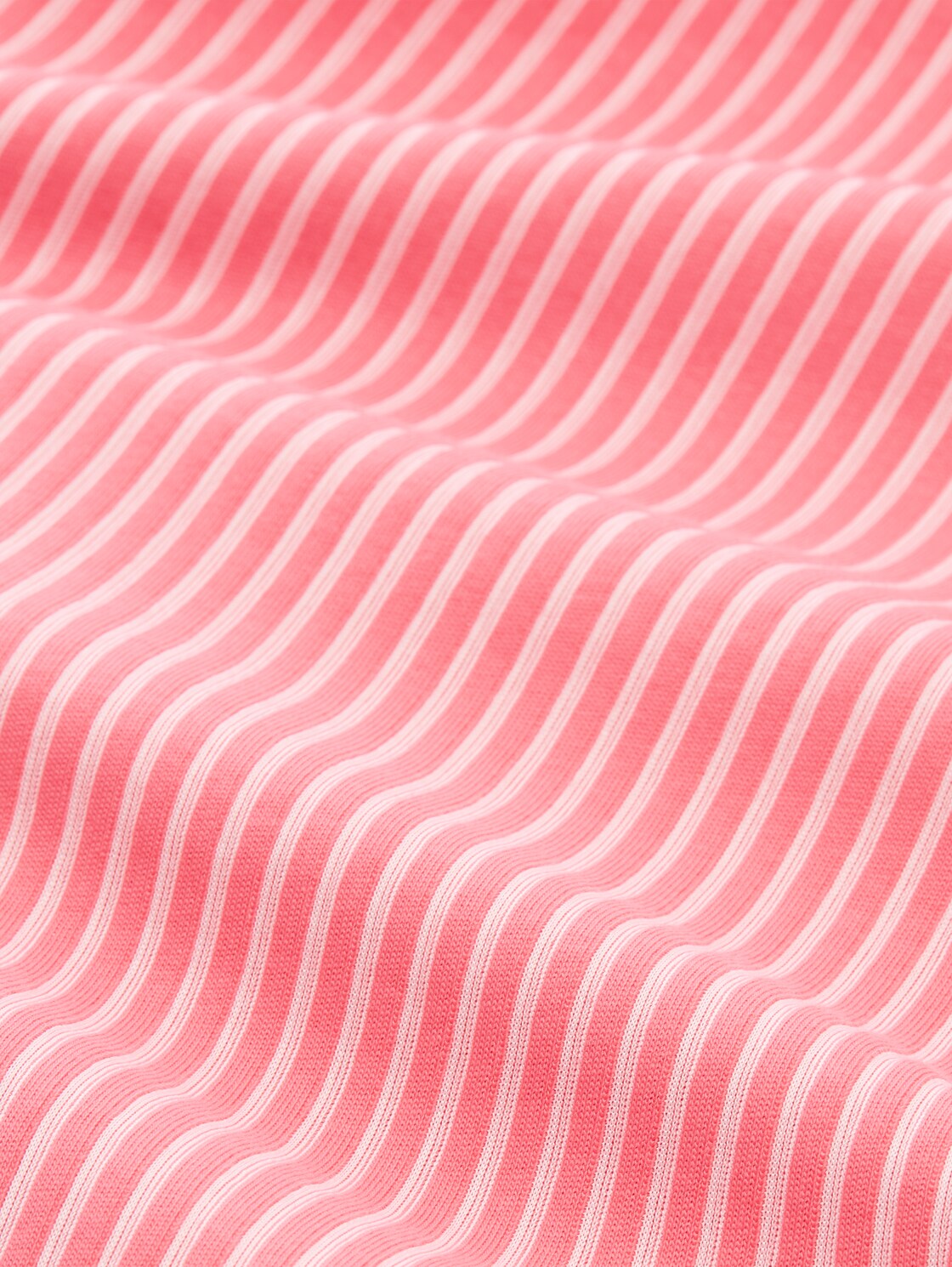 Blusenshirt mit Streifenmuster - soft coral pink white stripe - Material-Ansicht