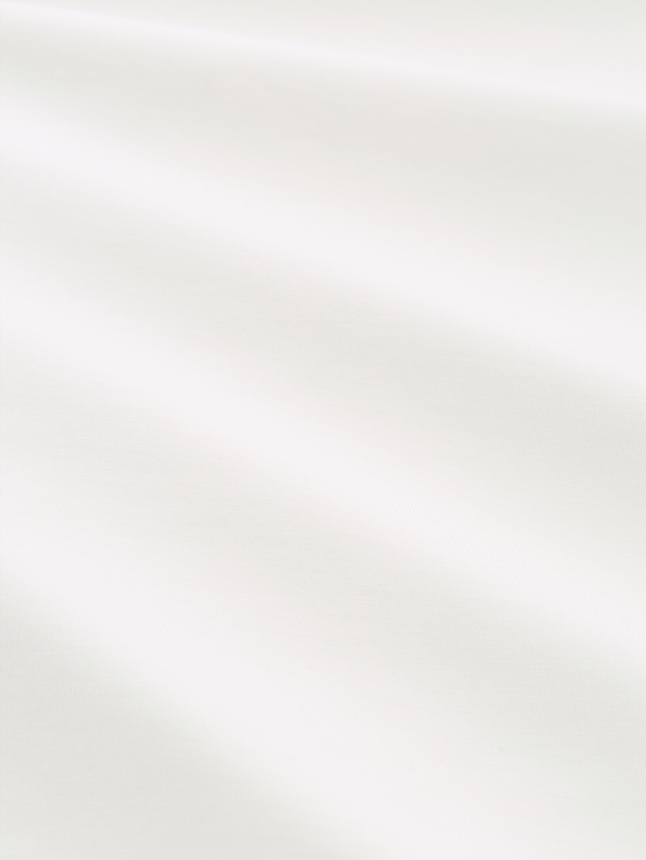 T-shirt ample en scuba avec poche poitrine - Whisper White - Vue de la matière